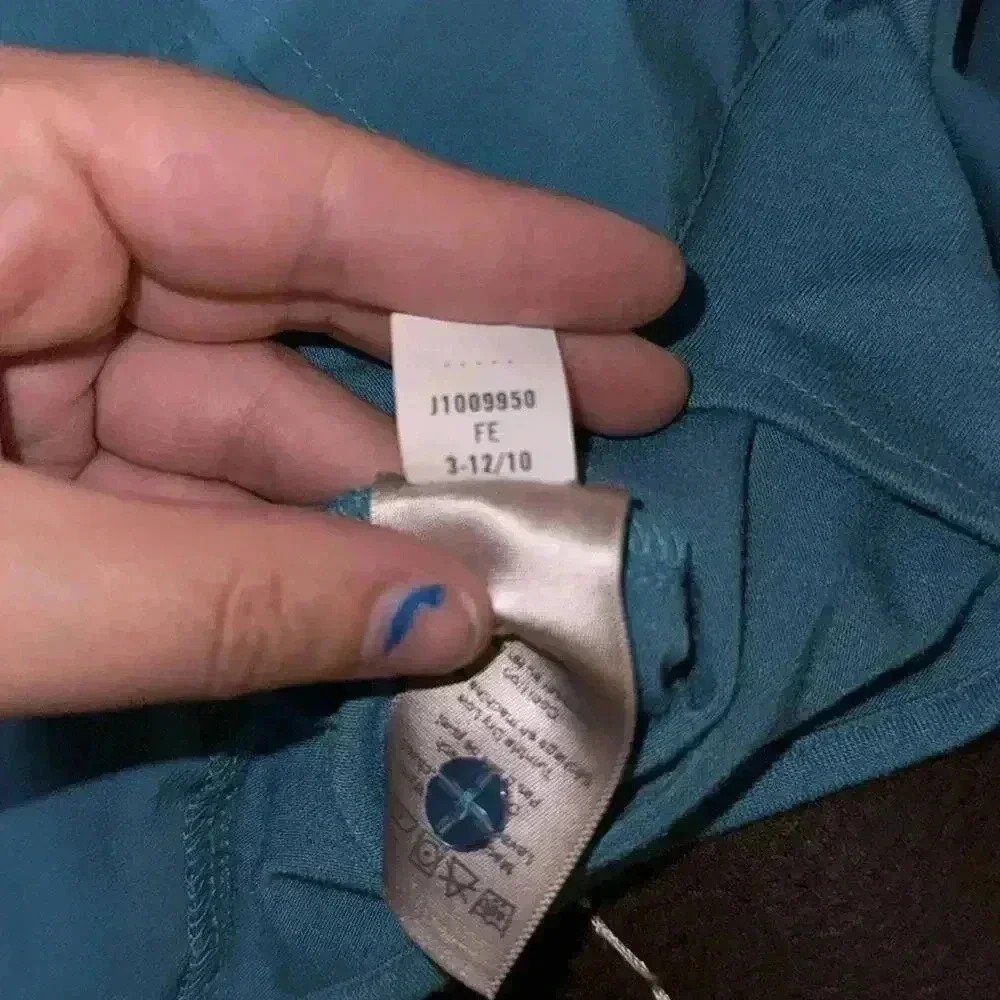 Merrell opti-wick of 30+ teal short sleeve button up women’s size XL/Extra Large - Picture 9 of 9